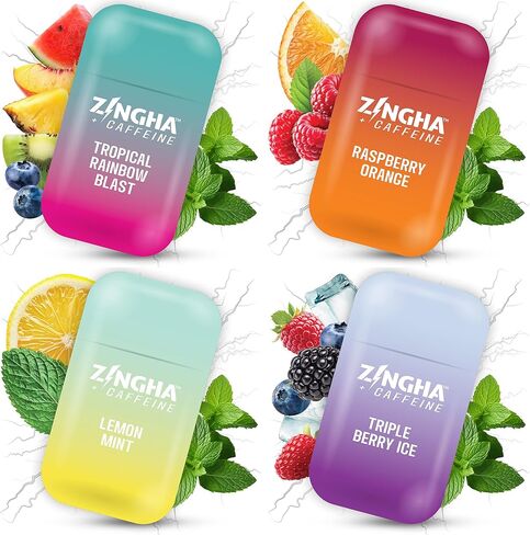 عصا استنشاق الأنف ذات الكافيين - تعزيز الطاقة الطبيعية مع الزيوت الأساسية + الكافيين - التركيز ، التحديث والتنفس بسهولة (انفجار الفاكهة) in Kuwait