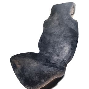 Universal Size Faux Sheepskin car seat Covers, Washable seat Covers for Cars suvs Trucks minivans (Gray) in Saudi Arabia