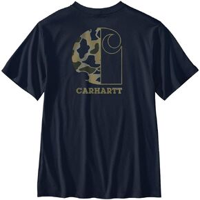 Carhartt Men's Relaxed Fit Lightweight Short-Sleeve Pocket Camo Graphic T-Shirt in Kuwait
