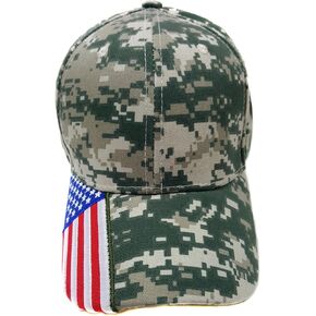 American Flag Brim Digital Camouflage Baseball Cap in Saudi Arabia