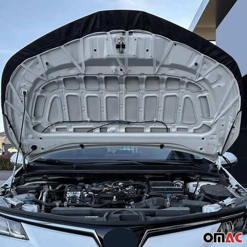 OMAC Car Bonnet Mask Hood Bra for Hyundai Elantra 2011-2016 Black 1 Pc in Saudi Arabia