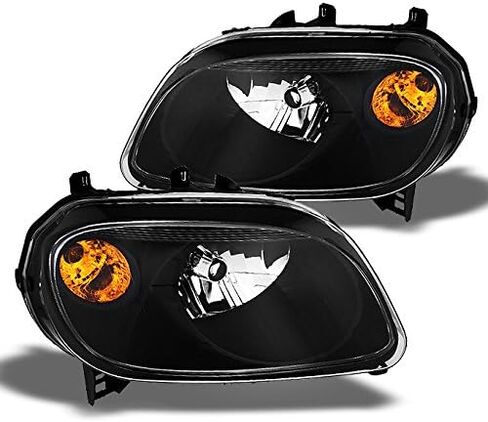 AKKON - For Chevy HHR Amber Black Bezel OE Replacement Headlights Driver/Passenger Head Lamps Pair in Saudi Arabia