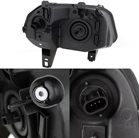 AKKON - For Chevy HHR Amber Black Bezel OE Replacement Headlights Driver/Passenger Head Lamps Pair in Saudi Arabia