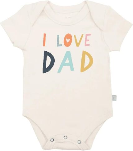 Finn + Emma - Gender Neutral Baby Bodysuit for 6-9 Months - Organic Cotton Onesie - Soft and Comfortable Baby Bodysuits - Crawl Walk Ski in Saudi Arabia