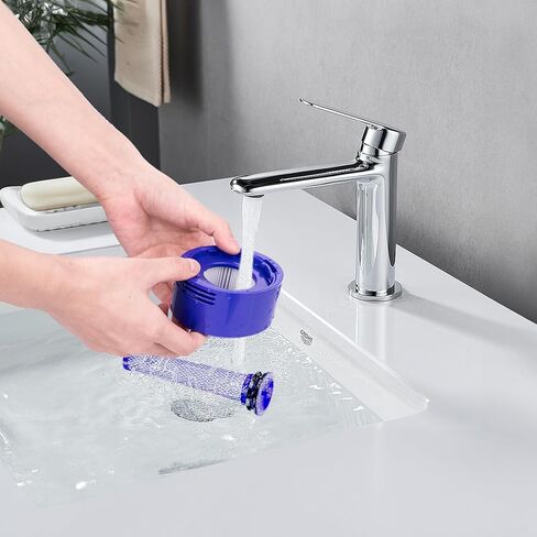 2 Pack Vacuum Filter Replacements for Dyson V10 Cyclone Series, V10 Animal, V10 Absolute, V10 Total Clean, SV12, dyson replacement filters Part No. 969082-01(2 Pack Filters and 1 Clean Brush) in Kuwait