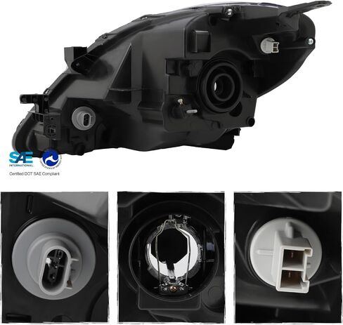 AKKON - FIT 2012 2013 2014 NISASN Versa Sedan 12-14 Halogen Type Heactlips Headlamp Presective Chrome Driver - Passenger in Saudi Arabia