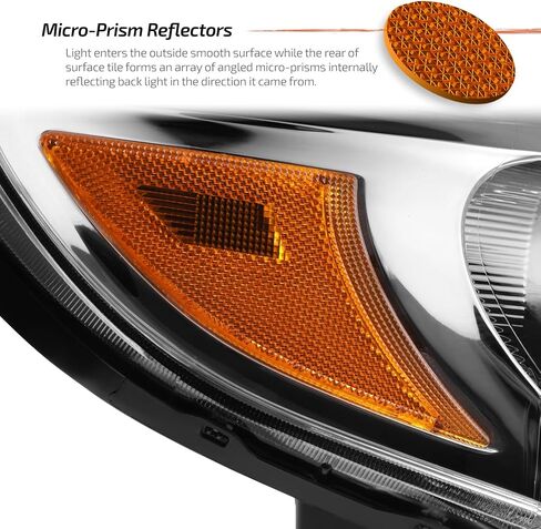 AKKON - FIT 2012 2013 2014 NISASN Versa Sedan 12-14 Halogen Type Heactlips Headlamp Presective Chrome Driver - Passenger in Saudi Arabia