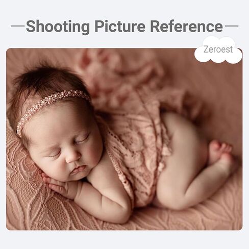 Zeroest Newborn Photography Props Baby Girl Photoshoots Pearl Headbands Infant Girl Photo Posing Beaded Headband Props (Ivory, One Size) in Saudi Arabia