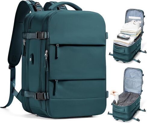 wepadre Vacuum Backpack Travel with Pump Travel Backpack with Vacuum System Expandable Vacpack Compression Backpacks for Travel Easy Vac Pack Carry on Luggage in Kuwait