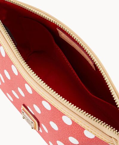 Dooney & Bourke Accessory, Polka Dot Cosmetic Case - Pink in Saudi Arabia