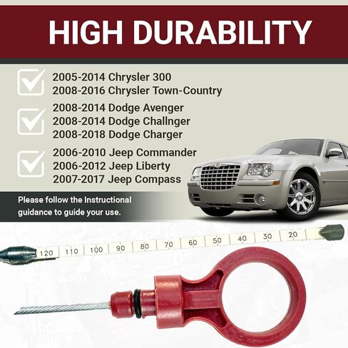 أداة انتقال مرحلة النقل لسيولاً لكرايسلر جيب دودج مستوى السائل مع علامات OEM # 917-327 8863B ، 9336 ، 42RLE ، NAG1 ، 62TE in Kuwait