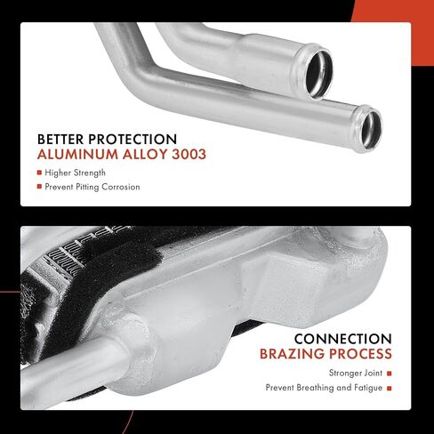 A-Premium Front HVAC Hater Core متوافق مع شيفروليه كورفيت 1986 1987 1988 1989 1990 1991 1991 1992 1994 1995 1995 ، 5.7L ، استبدل# 3052870 ، 3052970 in Saudi Arabia