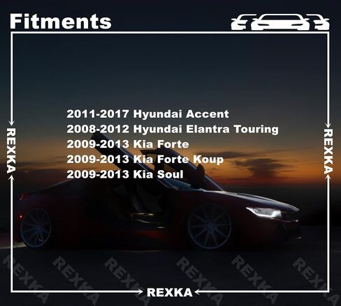 Rexka 10pcs 8mm Hood Prop Rod Clip 81174-2L000 for Hyundai Accent Elantra Touring Kia Forte Soul in Saudi Arabia