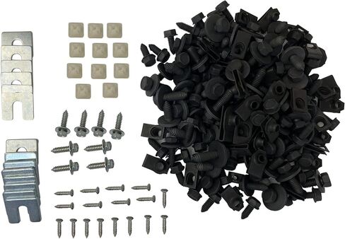 216 PCS End Front End Sheet Mardware Kit Texmentible مع Camaro Chevelle Nova Impala 1959 1960 1961 1962 1963 1965 1966 1967 1968-1982 in Saudi Arabia