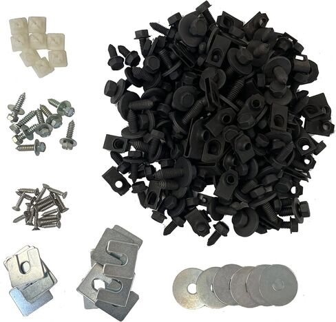 216 PCS End Front End Sheet Mardware Kit Texmentible مع Camaro Chevelle Nova Impala 1959 1960 1961 1962 1963 1965 1966 1967 1968-1982 in Saudi Arabia