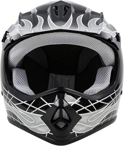 XFMT DOT Youth Kids Motocross Offroad Street Dirt Bike Helmet W/Goggles Gloves ATV Mx Skull Helmet in Saudi Arabia