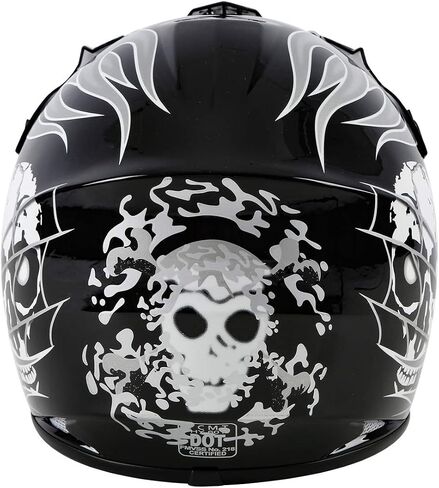XFMT DOT Youth Kids Motocross Offroad Street Dirt Bike Helmet W/Goggles Gloves ATV Mx Skull Helmet in Saudi Arabia