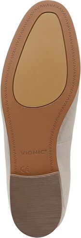 Vionic Women's North Willa Comfort Flats- شقق مدعومة على المشي مع قوس دعم Gold Metallic Leather 8 Medium in Kuwait