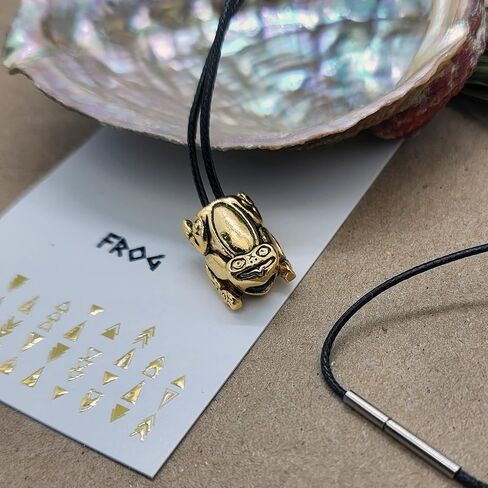 Spirit Animal Tribal Bead Necklace Native American Zodiac Unique Symbolic Inspirational Gold Pendant in Saudi Arabia
