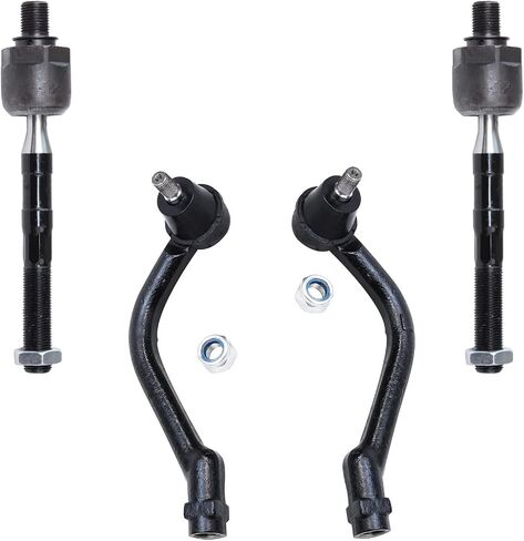 محور ديترويت - قضبان التعادل الأمامية لـ Hyundai 2006-2008 Sonata ، 2006-2007 Azera ، inner & tie rod نهايات بديل - مجموعة 4pc in Kuwait
