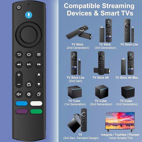 2 - Pack Replacement Remote Control for Roku - TV, Compatible with Roku Smart TV, Infrared Remotes for TCL/Hisense/Sharp/Philips/Onn/Element/Insignia Roku-TV (Not for Stick and Box or Speaker) in Kuwait