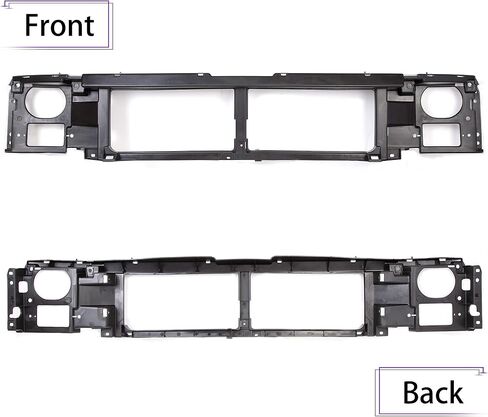 لوحة لوحة رأس Ecotric Grille Mount متوافقة مع 1992-1997 Ford F-150 F-250 Bronco Replacement for FO1220113 ، F6TZ8A284AC in Saudi Arabia