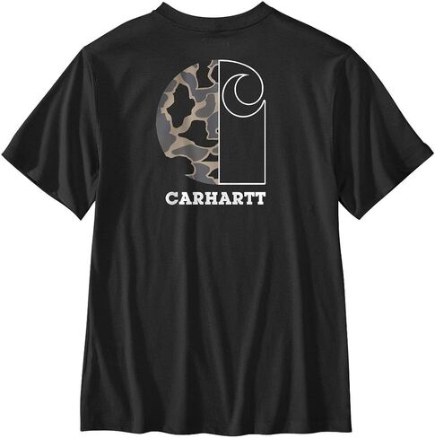 Carhartt للرجال مريح الملاءمة خفيفة الوزن بجيب جيب كامو تي شيرت in Kuwait