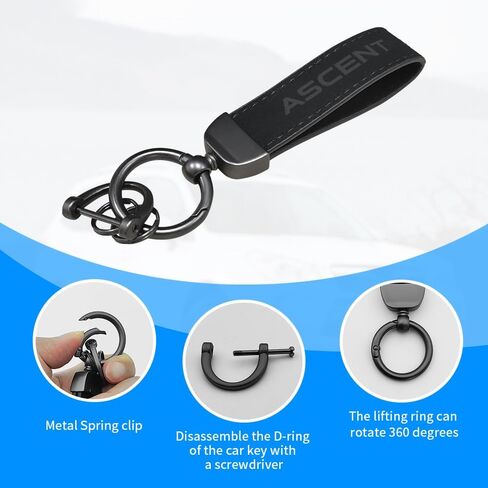 Car Keychain, Key ring, Suede Leather Key Chain Compatible with Subaru Legacy Outback Ascent Forester in Kuwait