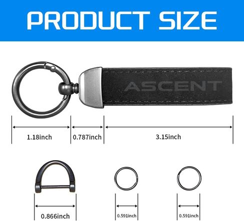 Car Keychain, Key ring, Suede Leather Key Chain Compatible with Subaru Legacy Outback Ascent Forester in Kuwait