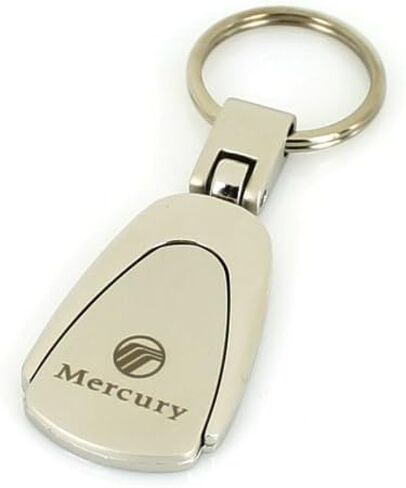 Elite Automotive Products ، Inc. Tear Drop Keychain for Mercury (Chrome) in Saudi Arabia