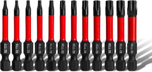 مجموعة Bit Torx الاحترافية مع نصائح من CNC الماكينة ، وسد hex 1/4 بوصة ، والفولاذ S2 ، ومغنطي in Saudi Arabia