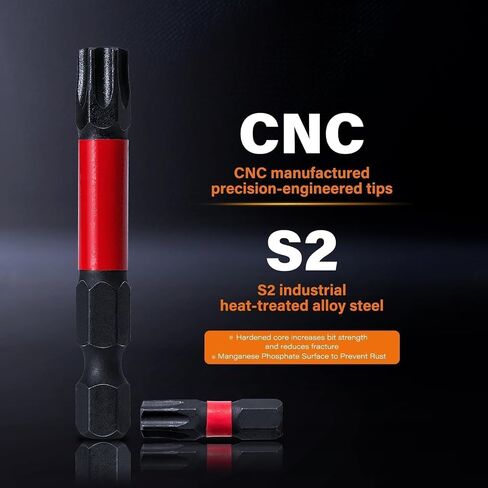 مجموعة Bit Torx الاحترافية مع نصائح من CNC الماكينة ، وسد hex 1/4 بوصة ، والفولاذ S2 ، ومغنطي in Saudi Arabia