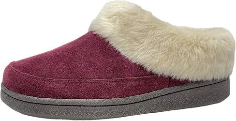 Clarks Women's Faux Fur Clog Indoor and Outdoor Slipper (Navy, 6 M US) in Saudi Arabia