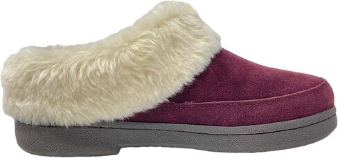 Clarks Women's Faux Fur Clog Indoor and Outdoor Slipper (Navy, 6 M US) in Saudi Arabia
