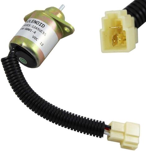 12V Fuel Shut Off Shutdown Solenoid for Kubota Engines B2400D B2400E B2400HSD B2400HSE BX2200 BX2200d BX22D 17454-60010 in Saudi Arabia