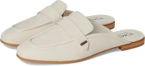 TOMS Women's Lynette Mule, Brown Sugar Raffia/Leather, 9 in Saudi Arabia