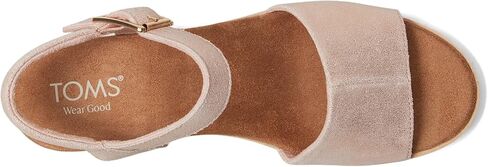 TOMS Women's Diana Espadrille Wedge Sandal, Brown Sugar Raffia, 5.5 in Saudi Arabia