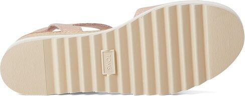 TOMS Women's Diana Espadrille Wedge Sandal, Brown Sugar Raffia, 5.5 in Saudi Arabia