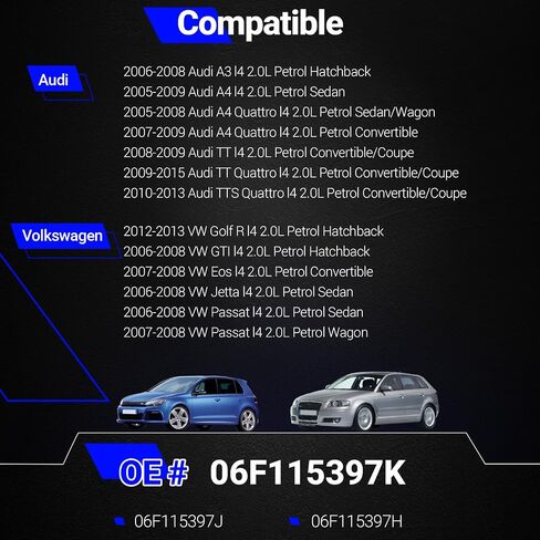 06F115397K ترقية مساكن فلتر زيت الألمنيوم مع مبرد الزيت لـ VW Jetta GTI Golf EOS PACSAT AUDI A4 A3 TT TTS 2.0L استبدال# 06F115397J 06F115397H in Saudi Arabia