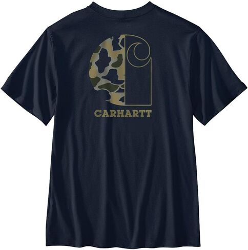 Carhartt Men's Relaxed Fit Lightweight Short-Sleeve Pocket Camo Graphic T-Shirt in Saudi Arabia