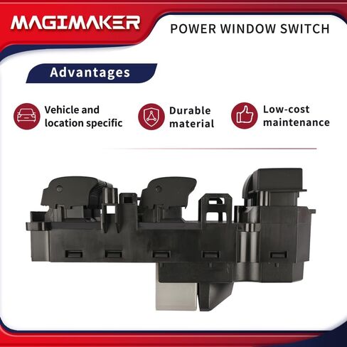 35750-TK4-A01 مفتاح نافذة الطاقة الرئيسي متوافق مع Acura TL 2009 2010 2011 2012 2013 2014 استبدال 35750TK4A01 مفاتيح تنظيم نافذة الجانبية الأمامية in Saudi Arabia