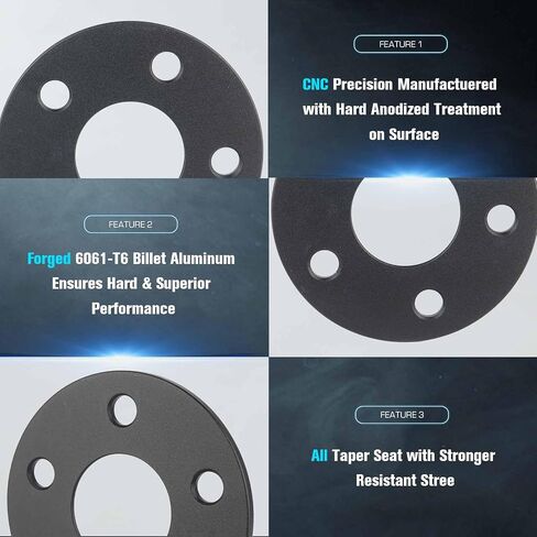 2PCs 5x100 Wheel Adapters 56.1mm Bore & 1/4"(6mm) Thickness fit for 2013-2022 BRZ&1995-2022 Impreza, 5 Lug Wheel Spacers for 1990-2014 Legacy&1998-2022 Forester&2005-2014 Outback and More in Saudi Arabia