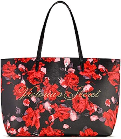 Victoria's Secret Limited Edition 2019 Large Red Floral Rose Tote Bag in Saudi Arabia