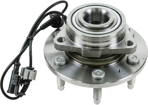 TRQ Front Drivetrain Kit CV Axle Shaft Assembly Steering Knuckle Wheel Hub Bearing Assembly Compatible with 07-14 Cadillac Chevrolet GMC in Saudi Arabia