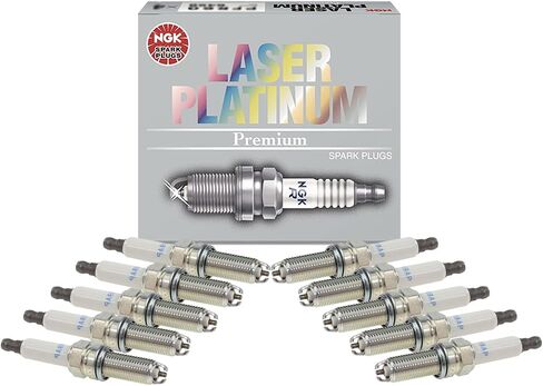 مجموعة NGK 10 شمعات شرارة Laser Platinum لـ BMW E60 E63 E64 E90 E92 E93 M3 M5 M6 in Saudi Arabia