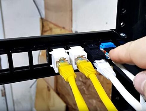 Cat5e Keystone Ethernet Wall Jack Punch Down UTP 45-Degree (Easier Termination Than 90-Degree), RJ45 Slim Profile Speed Termination White 45° Angled (500 Pack) in Saudi Arabia