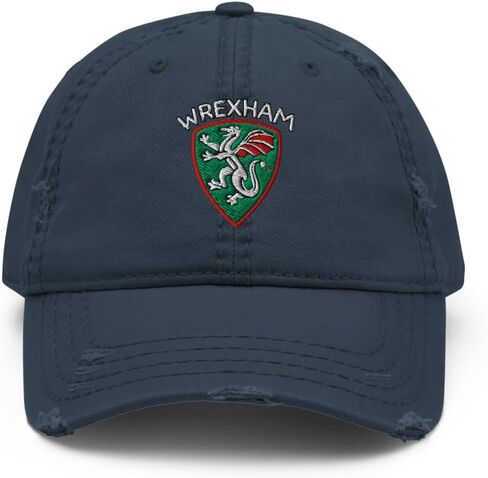 WREXHAM AFC Minimalist Dragon Design Assorized Dostriced Dad Hat Soccer Cap in Kuwait