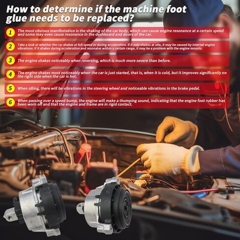 Motor Mount Engine Support Left+Right for BMW 530Li xDrive X3 X4 X5 xDrive25i xDrive30i , Replaces 22116860495 + 22116860496 in Kuwait