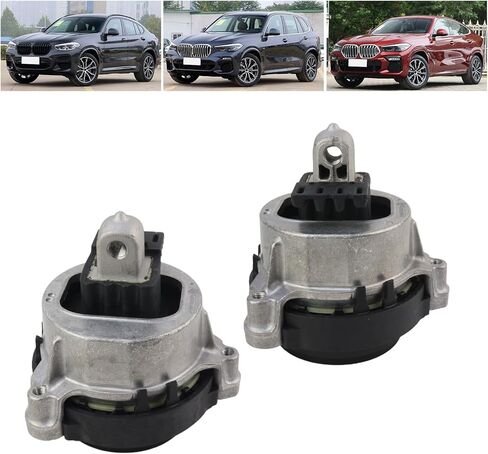 Motor Mount Engine Support Left+Right for BMW 530Li xDrive X3 X4 X5 xDrive25i xDrive30i , Replaces 22116860495 + 22116860496 in Kuwait
