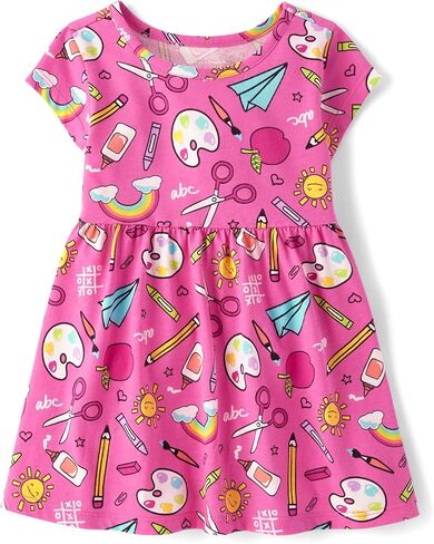 The Children's Place,and Toddler Short Sleeve Dressy Dress,5T in Kuwait